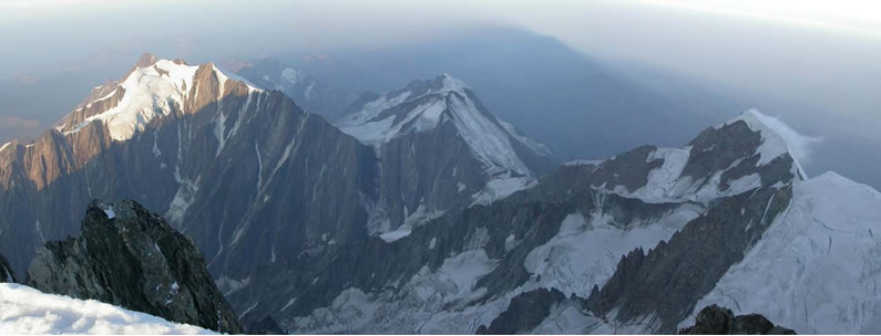 View from Mont Blanc Summit